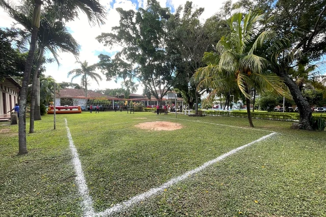 Cancha para actividades al aire libre en Eventos Peniel